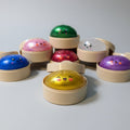 Glitter squishy mystery dumpling toy