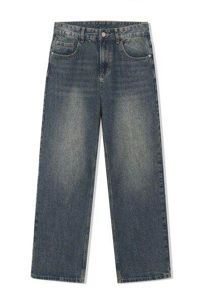 Wide Leg Jeans with Pockets for Effortless Style