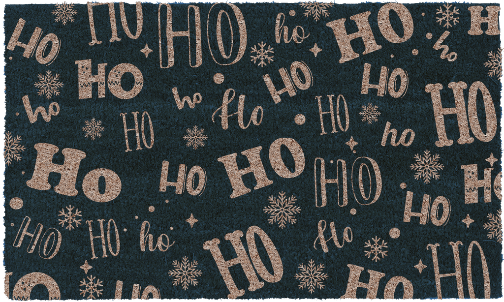 Ho Ho Ho Doormat - Festive Santa Christmas Welcome Mat