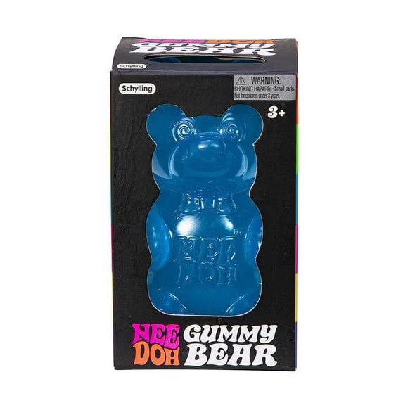 Blue Nee Doh Gummy Bear squish toy
