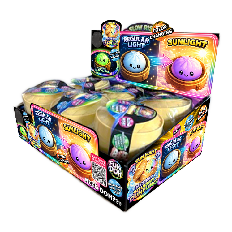 Color-changing dumpling squishy toy