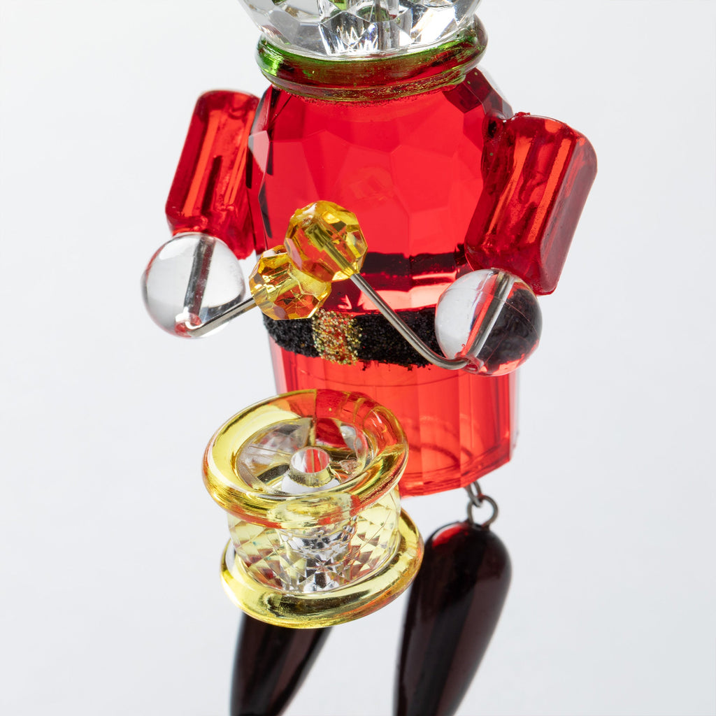 Sparkling Musician Nutcracker Ornament — Festive Christmas Decor