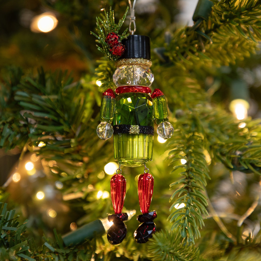 Sparkling Musician Nutcracker Ornament — Festive Christmas Decor