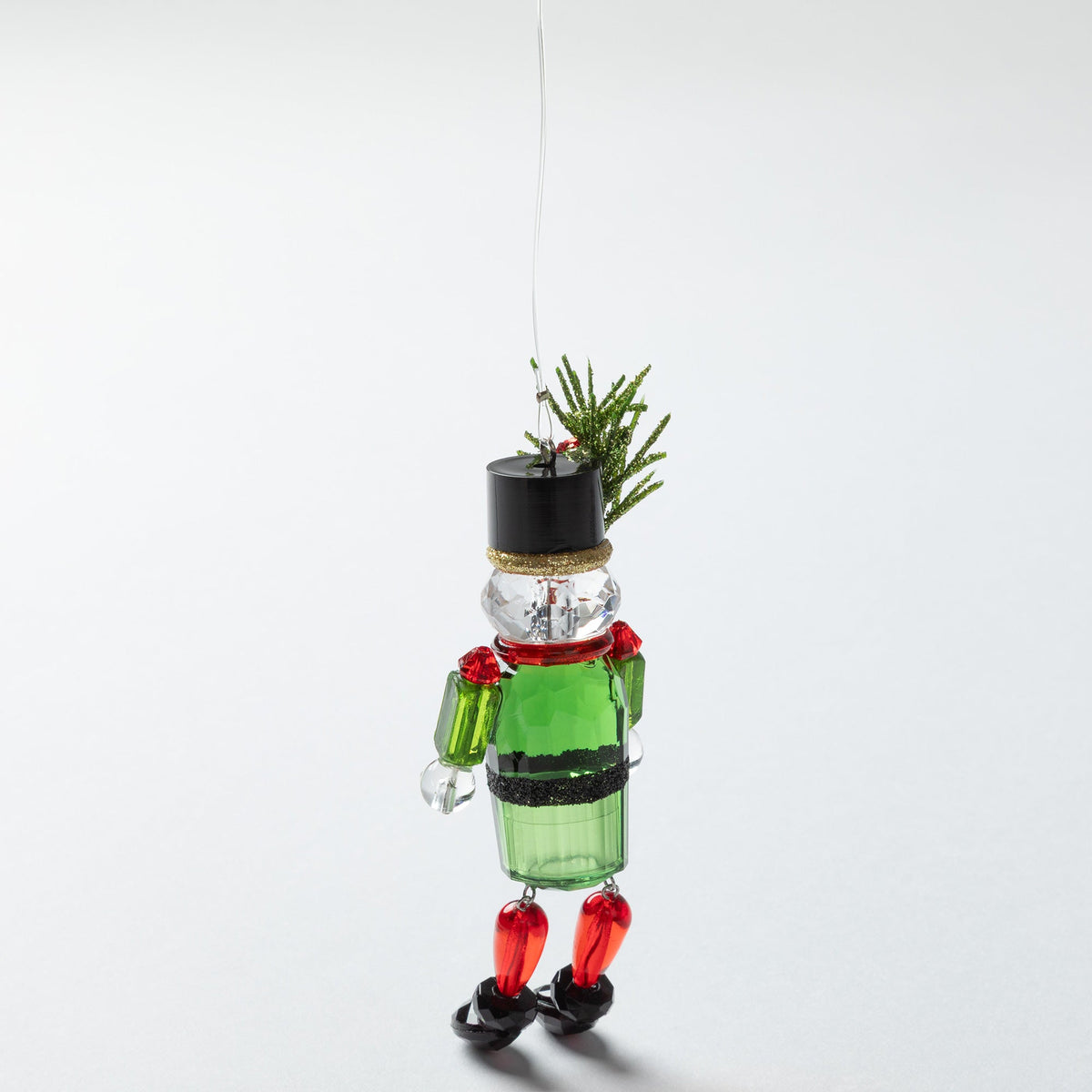 Sparkling Musician Nutcracker Ornament — Festive Christmas Decor