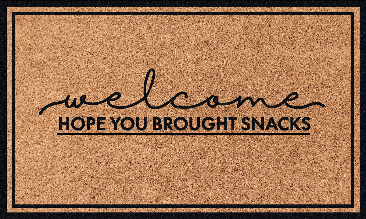 Welcome! Hope you brought snacks