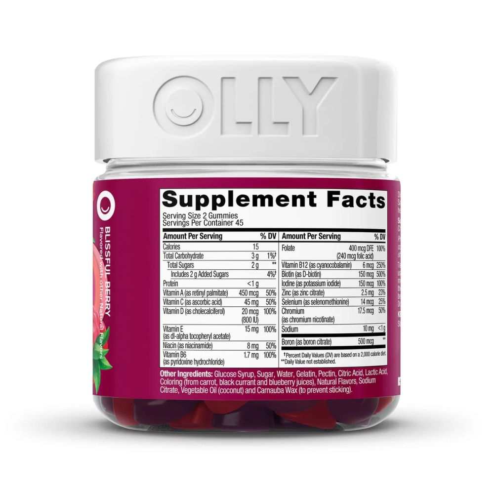 OLLY The Perfect Womens Multi - Essential Nutrients for Women 50+