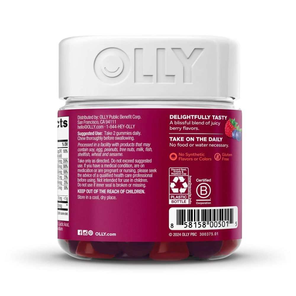 OLLY The Perfect Womens Multi - Essential Nutrients for Women 50+