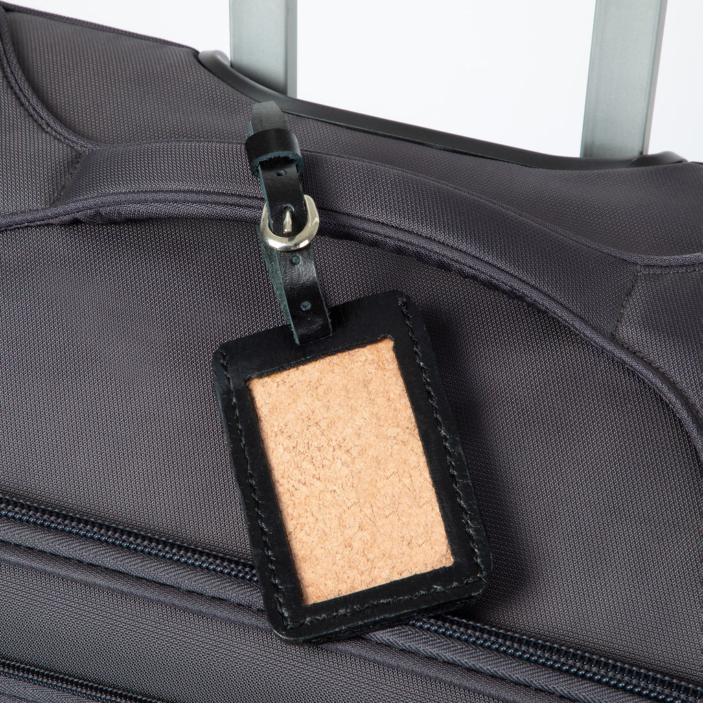 Iraqi Leather Luggage Tag
