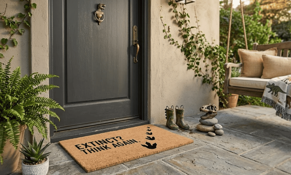 Extinct Think Again Coir Mat