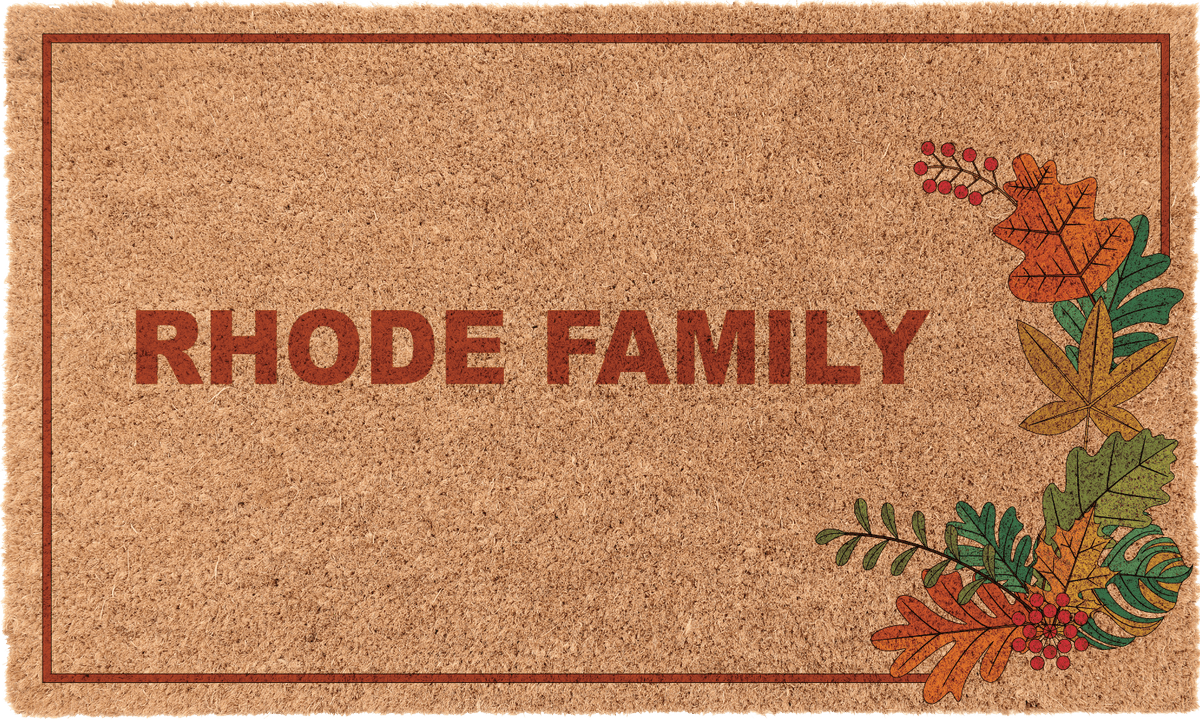 Fall Border Personalized