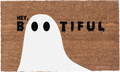 Hey Bootiful Coir Doormat — Punny Halloween Welcome Mat