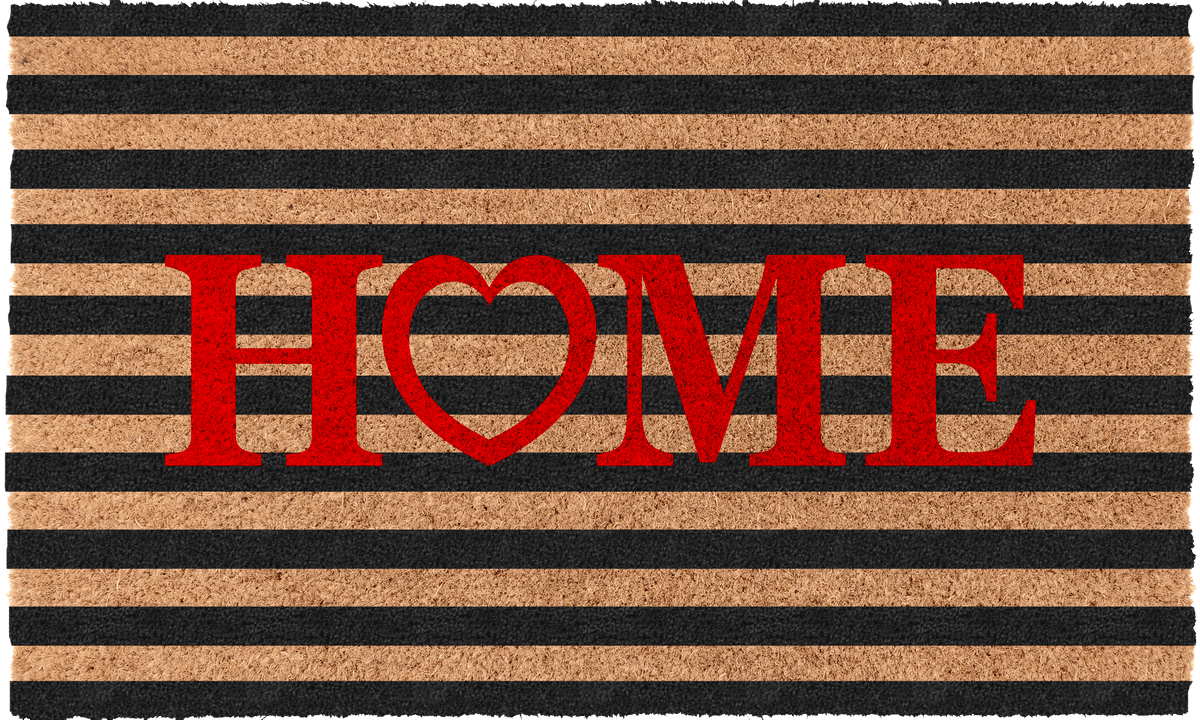 Home Heart Stripe