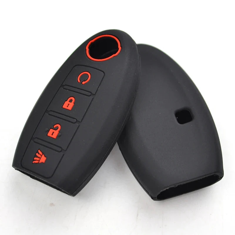 Nissan Silicone Key Fob Cover | 4 Button Car Remote Protector