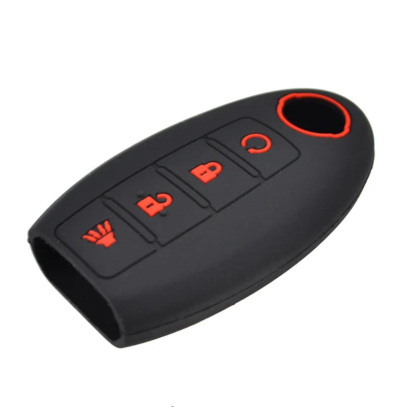 Nissan Silicone Key Fob Cover | 4 Button Car Remote Protector