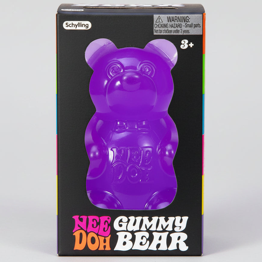 Purple Nee Doh Gummy Bear squish toy