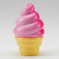 Pink creamy ice cream cone squishy toy