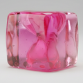 Pink squishy cube toy, super slow-rising