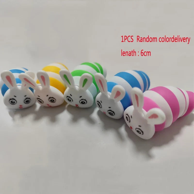 Colorful Slug Fidget Toy | Articulated 3D Sensory Toy for Stress Relief