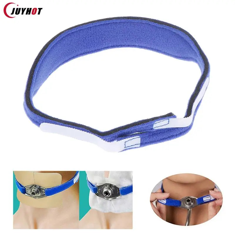 Tracheostomy Tube Holder | Ultra-Soft Fixation Strap with Sponge Neck Support