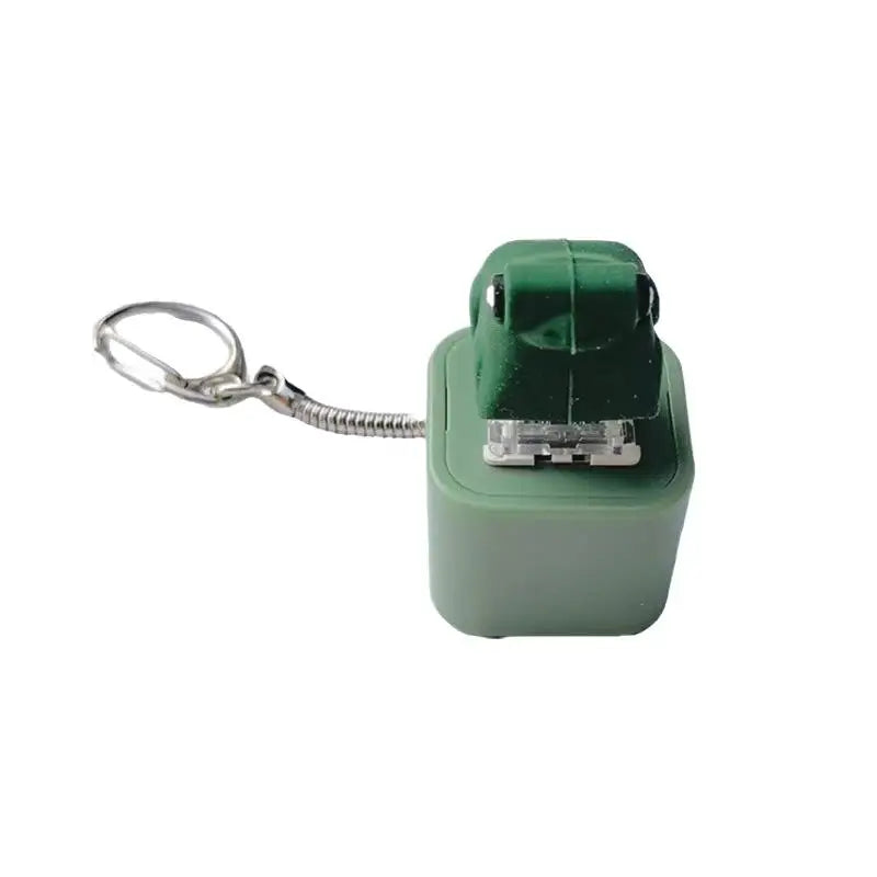 Funny Croaking Frog Keychain | Rechargeable Fidget Clicker with LED Light