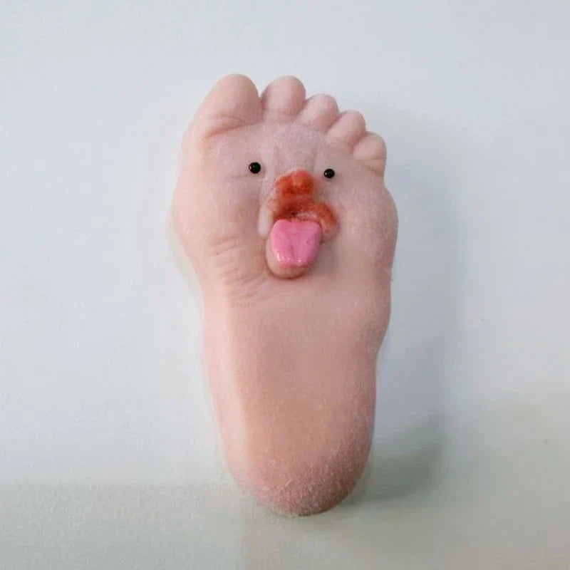 Funny Tongue Sticking Big Feet Squeeze Toys | Novel Soft Silicone Fidget Toy