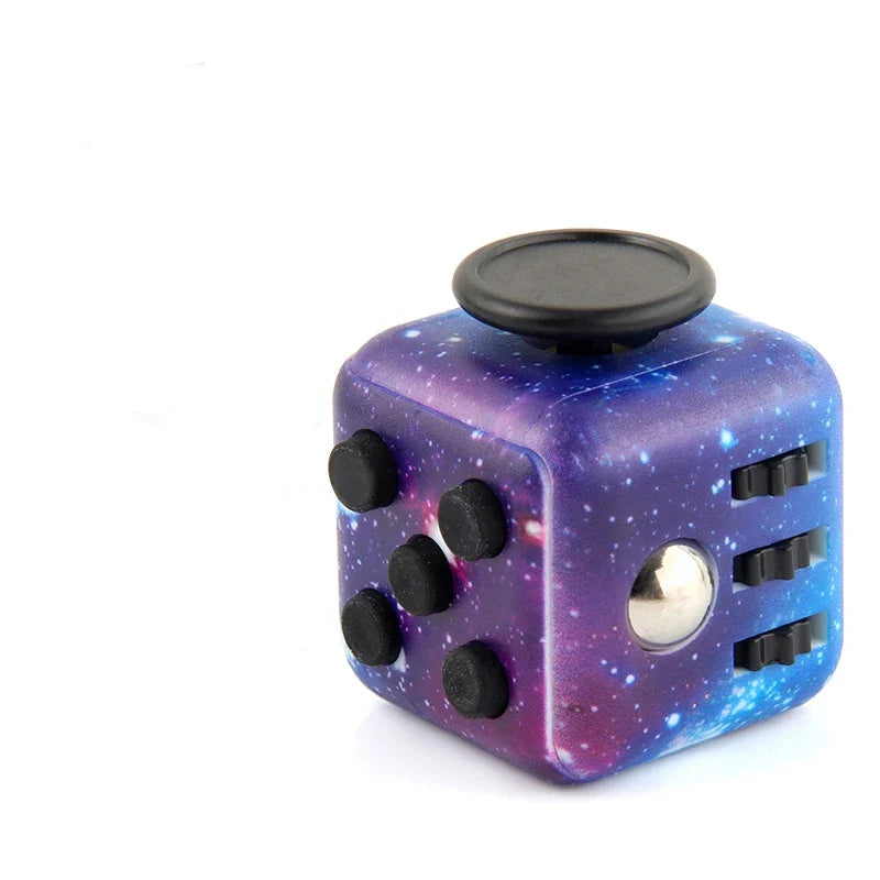 Fidget Dice Stress Relief Toy | Anxiety Relief Fingertip Decompression Cube