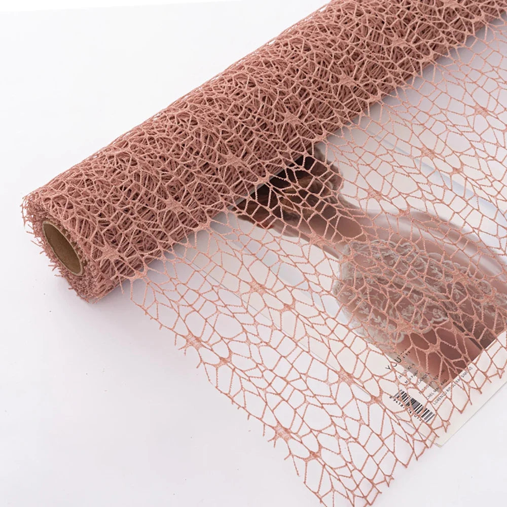 1 Roll Korean Style Jacquard Net Ribbon | Flower Bouquet Packaging DIY Material
