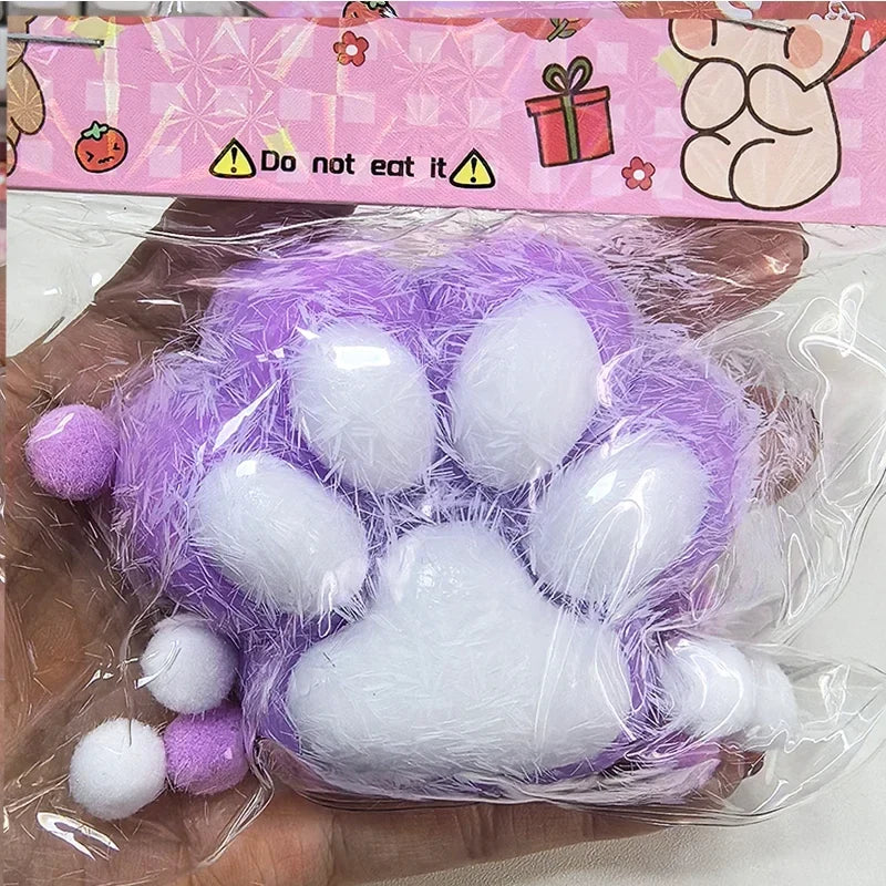 Squeeze Cat Paw Toy | Cute Stress Relief Squishy Toy for Kids and Adults