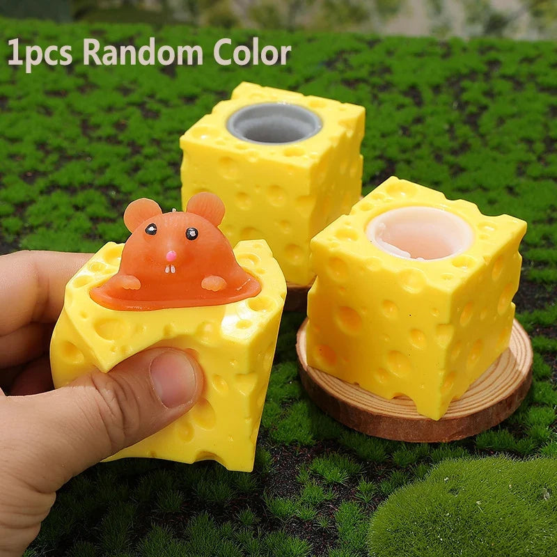 Squishy Carrot Rabbit Squeeze Telescopic Toys | Stress Relief Pinch Music Toy for Kids and Adults
