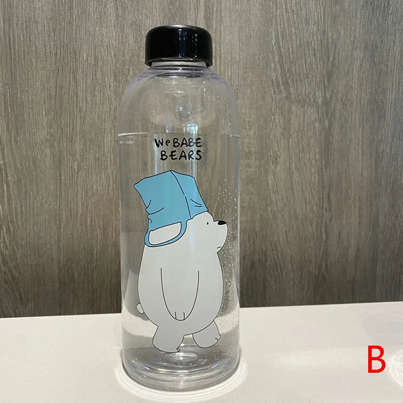 1000ml Panda Water Bottle | Leak-Proof Reusable Drinkware