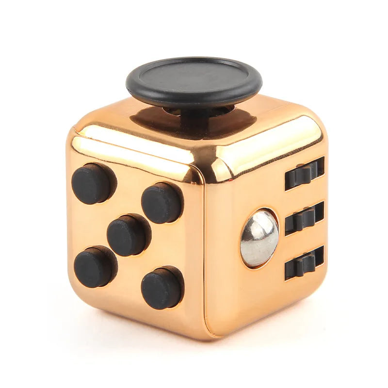Fidget Dice Stress Relief Toy | Anxiety Relief Fingertip Decompression Cube