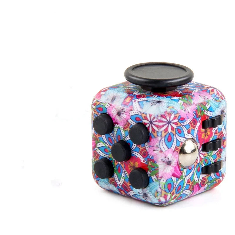 Fidget Dice Stress Relief Toy | Anxiety Relief Fingertip Decompression Cube