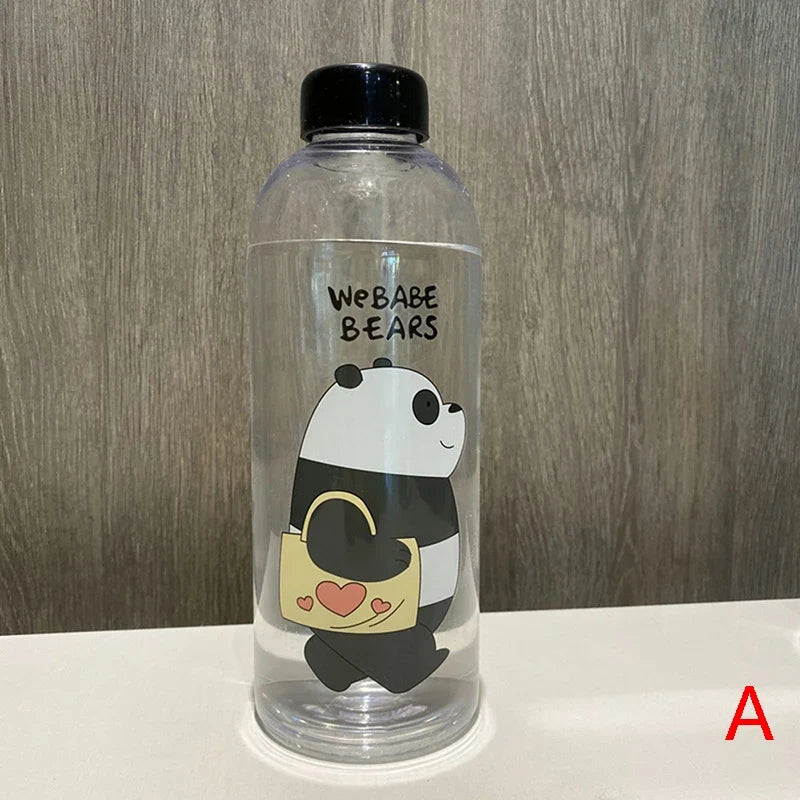 1000ml Panda Water Bottle | Leak-Proof Reusable Drinkware