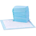 Leak Proof Dog Puppy Potty Pads, 5-Layer Quick Dry High Absorbency, Extra Large Blue White Disposable Training Mats