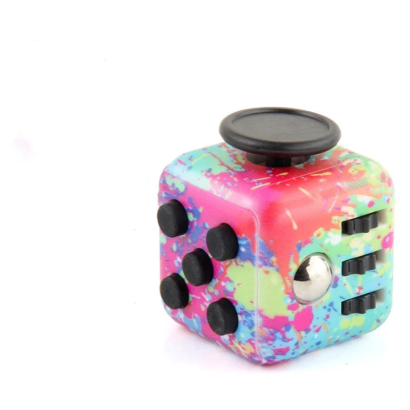 Fidget Dice Stress Relief Toy | Anxiety Relief Fingertip Decompression Cube