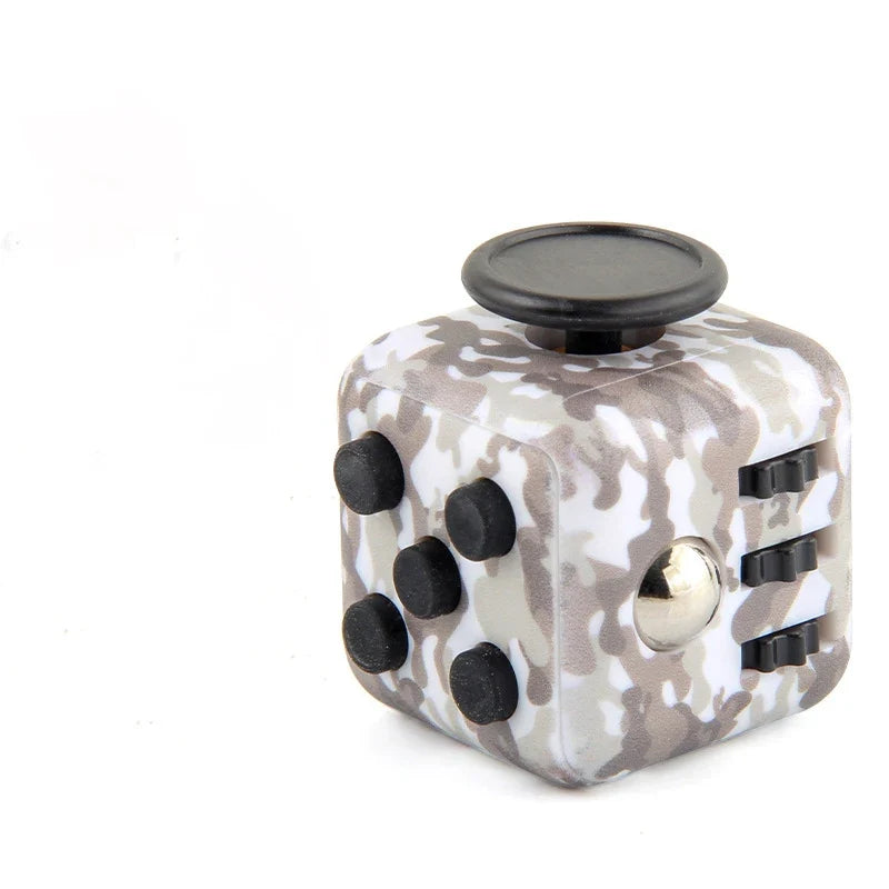 Fidget Dice Stress Relief Toy | Anxiety Relief Fingertip Decompression Cube
