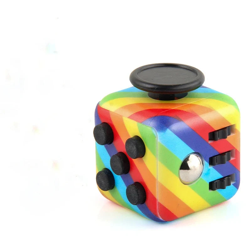 Fidget Dice Stress Relief Toy | Anxiety Relief Fingertip Decompression Cube