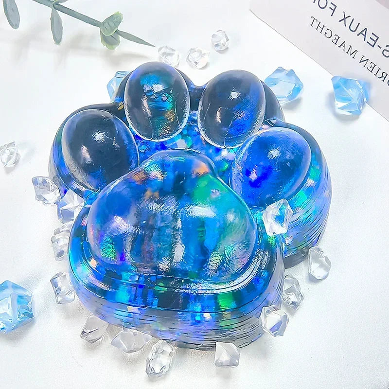 Squishy Cat Paw Stress Relief Toy | Cute Sticky Decompressing Pinching Gift