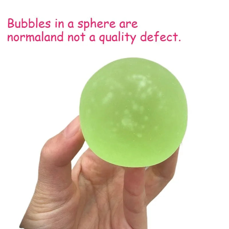 Squishy Blue Maltose Squeeze Toy – Transparent Mochi Sensory Fidget Toy
