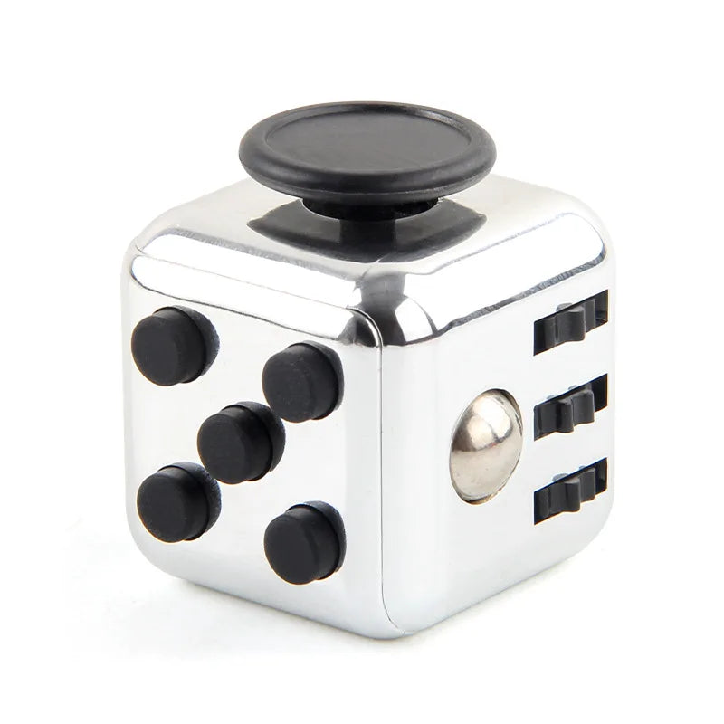 Fidget Dice Stress Relief Toy | Anxiety Relief Fingertip Decompression Cube
