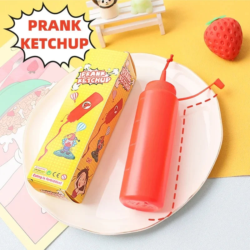 Fake Ketchup Prank Bottle | Realistic Joke Toy for Adults and Teens