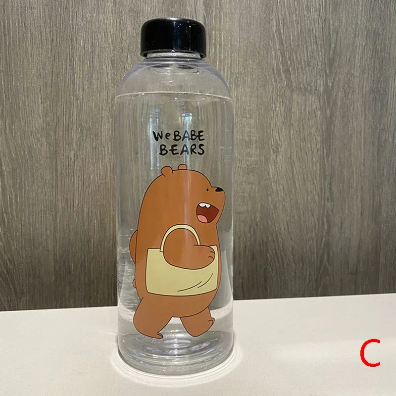 1000ml Panda Water Bottle | Leak-Proof Reusable Drinkware