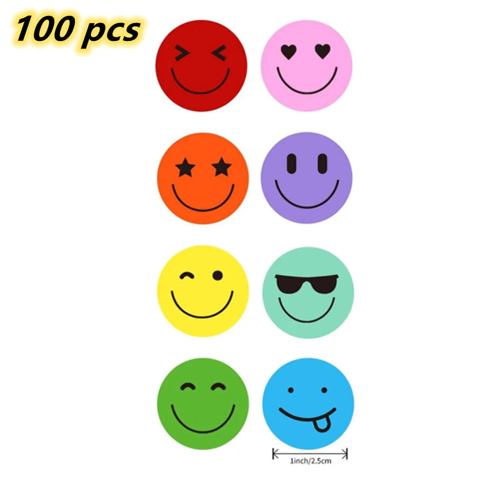 100-500pcs Teacher Reward Stickers for Kids | Cute Encouragement Labels