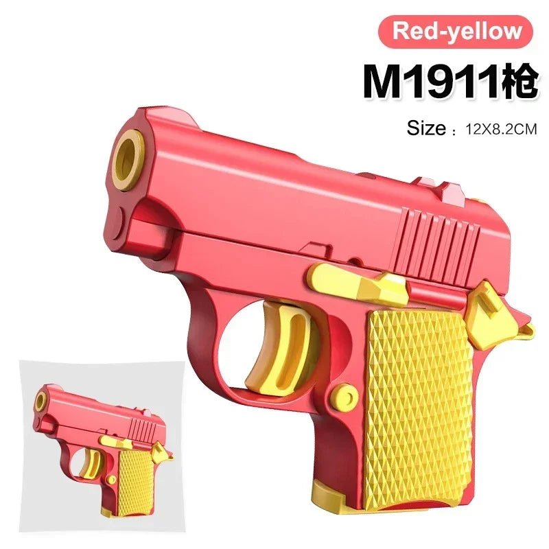 Mini 1911 3D Printed Fidget Toy | Adult Stress Relief Decompression Gift