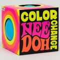 Blue to pink color-changing Nee Doh squishy toy