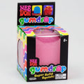 Pink Nee Doh Gum Drop solid squish toy