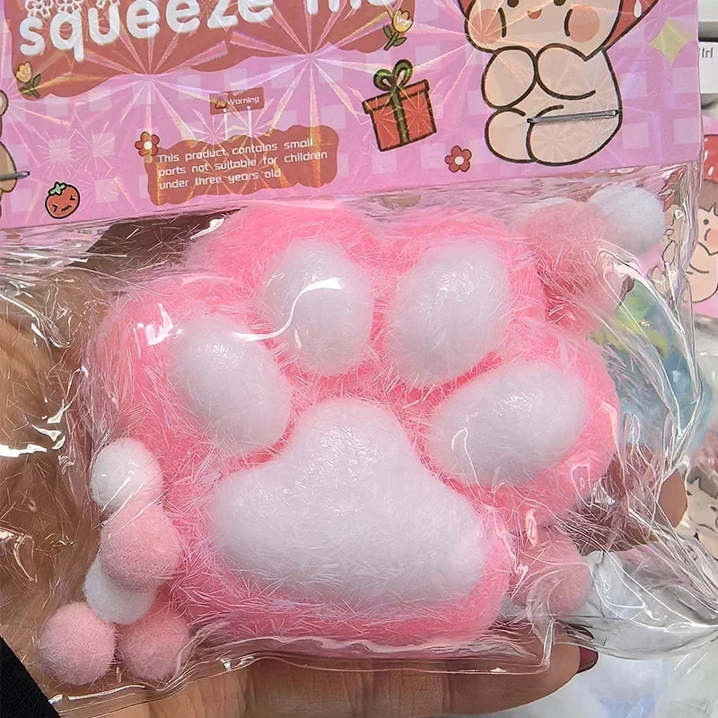 Squeeze Cat Paw Toy | Cute Stress Relief Squishy Toy for Kids and Adults