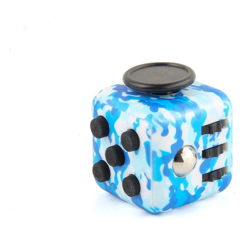 Fidget Dice Stress Relief Toy | Anxiety Relief Fingertip Decompression Cube