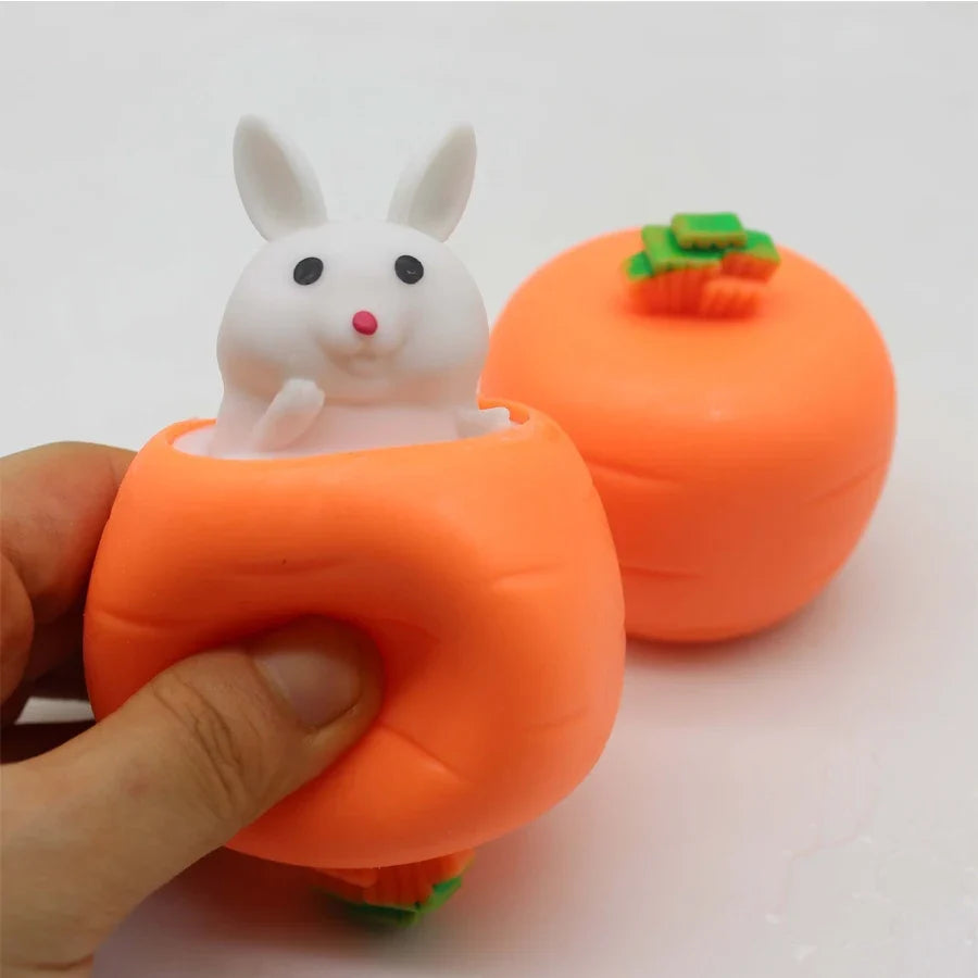 Pop Up Hide and Seek Fidget Toy | Squeeze Stress Relief Figure for Kids and Adults