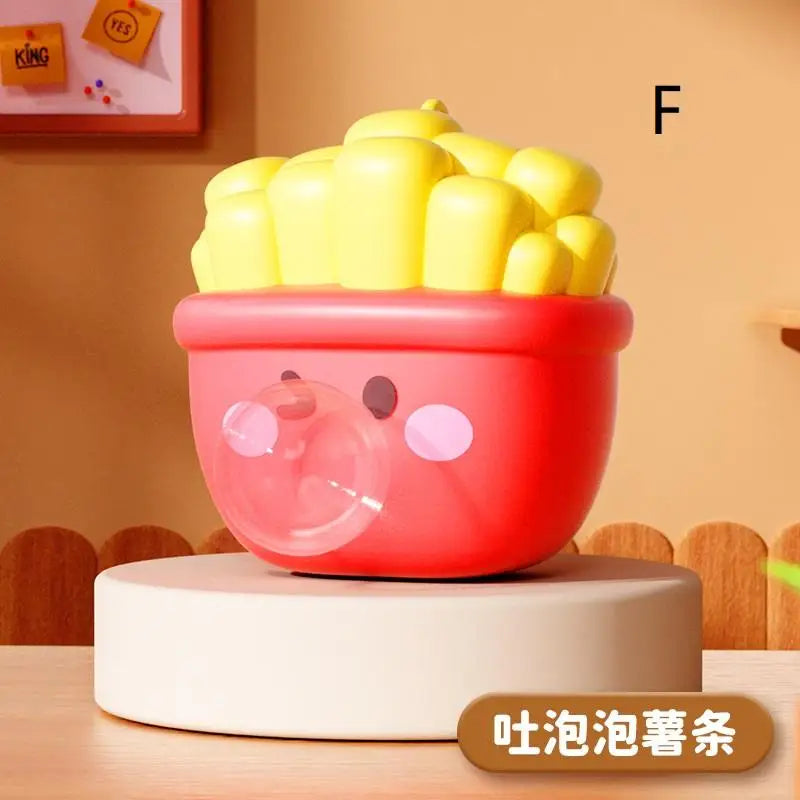 Cute Food Series Spitting Bubbles Squeeze Toy | Stress Relief Sensory Toy for Kids and Adults